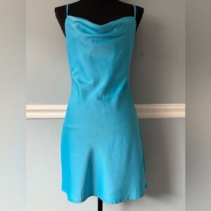 Urban Outfitters Vibrant Blue Backless Dress